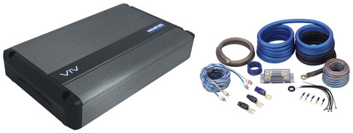 MEMPHIS AUDIO Memphis Audio VIV2200.1V2 SixFive Series 2200w Mono Car Amplifier w/DSP+Amp Kit 