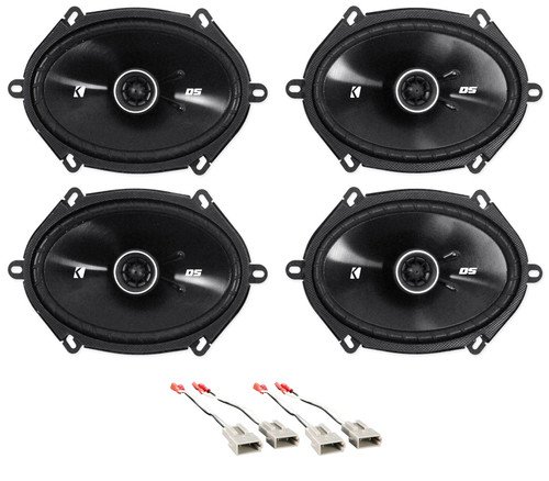 Kicker 6x8" Front+Rear Factory Speaker Replacement Kit For 95-97 Ford Explorer