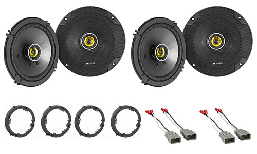 Kicker CSC 6.5" Door+Panel Speaker Replacement kit For 2001-2005 Honda Civic