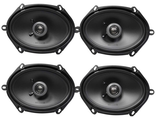 (4) MB QUART FKB168 6x8" 200 Watt Car Stereo Coaxial Speakers
