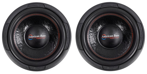 (2) American Bass XD-1244 1000w 12" Car Audio Subwoofers Subs w/ 120 Oz Magnets