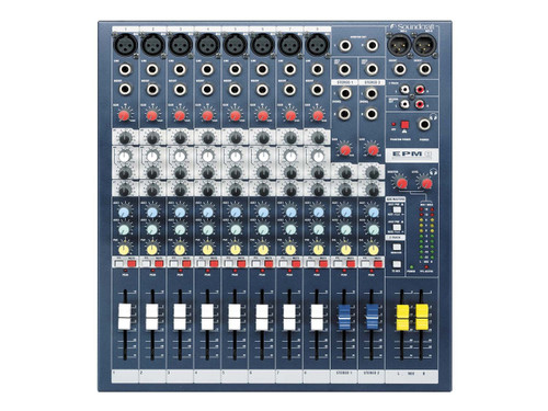 SOUNDCRAFT Soundcraft EPM8 8 Mono+2 Stereo Channel 2 Bus Recording/Live Mixer Console EPM 8 