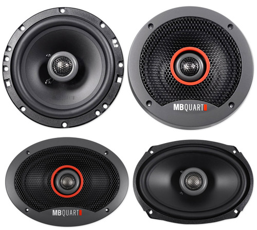 MB QUART MB Quart Front+Rear Speaker Replacement For 2003-2004 INFINITI G35 Coupe 