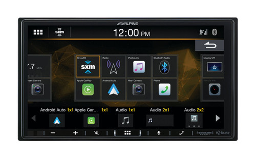  ALPINE i407-WRA-JL 7" Monitor Carplay Receiver For 2018-Up Jeep Wrangler JL 
