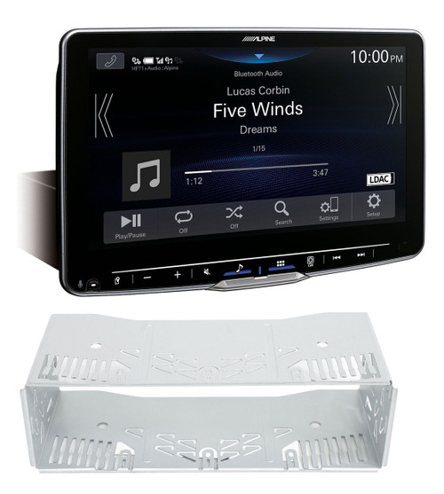 ALPINE Alpine iLX-F509 9” Wireless Carplay+Android Auto Monitor Receiver+Install Sleeve 