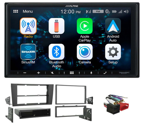 ALPINE Alpine 7” Shallow Bluetooth Receiver w/Carplay/Android For 2000-2001 Audi A4/S4 