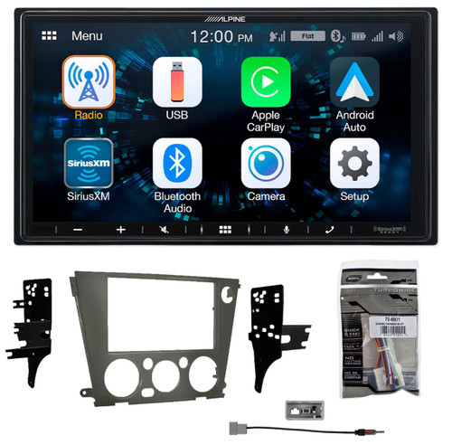ALPINE Alpine 7” Shallow Bluetooth Receiver w/Carplay/Android For 05-09 Subaru Legacy 