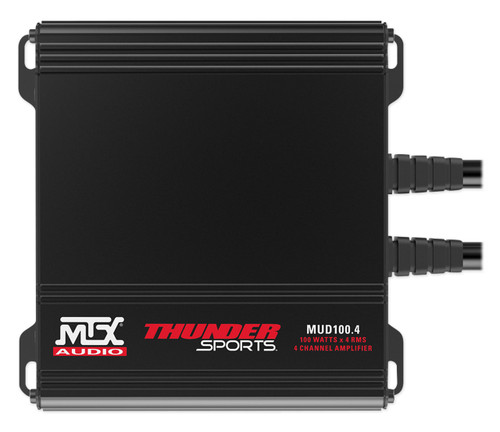  MTX MUD100.4 400 Watt RMS 4-Channel Amplifier Amp For Polaris RZR/ATV/UTV/Cart 