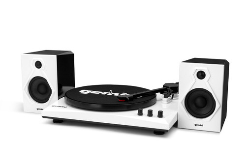GEMINI Gemini TT-900 Vinyl Record Player Turntable w/Bluetooth+Dual Speakers TT-900BW 