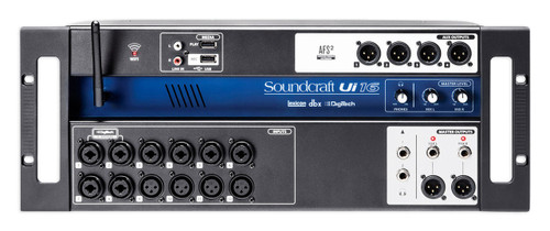 SOUNDCRAFT Soundcraft Ui16 16 Input Digital Soundboard Mixing Console Mixer 4 Church/School 