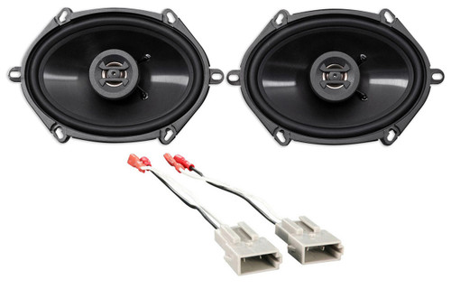 HIFONICS Hifonics 6x8" Rear Factory Speaker Replacement Kit For 1997-98 Ford Expedition 