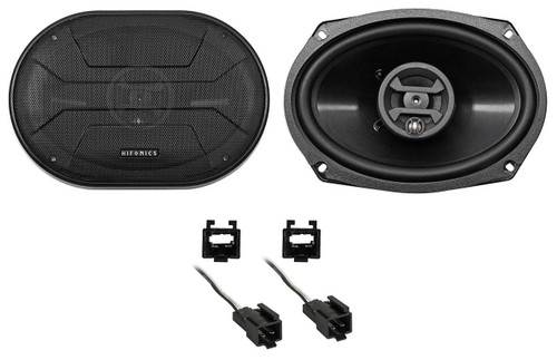 HIFONICS Hifonics 6x9" Rear Factory Speaker Replacement Kit For 2001-2006 Dodge Stratus 