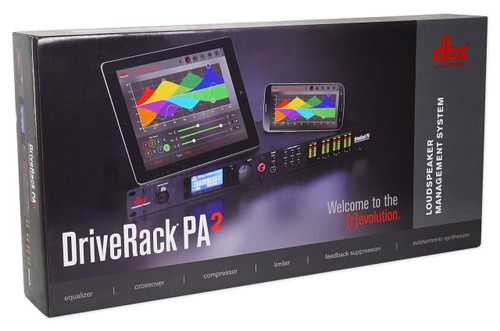DBX DriveRack PA2 Complete Sound Signal Processor Speaker