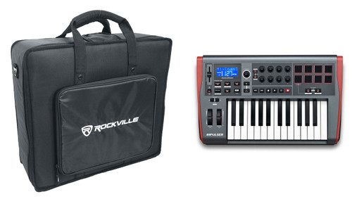 NOVATION Novation IMPULSE 25 Ableton 25-Key MIDI USB Keyboard Controller+Semi-Hard Bag 