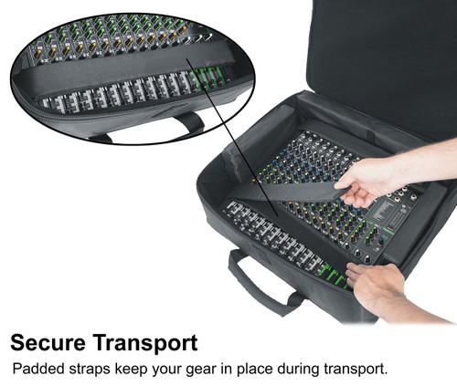 Mackie ONYX16 16-Channel Analog Mixer w/ Multi-Track USB/3-Band EQ