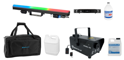 AMERICAN DJ American DJ Pixie Strip-30 LED Pixel Strip Light+Pixel Map Control+Fogger+Juice 