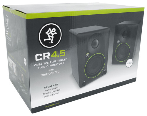 Pair Mackie Powered Studio Monitors w/ Tone Control+