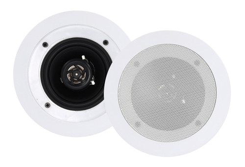 Rockville 2) Rockville CC4T White 4" Commercial 70v Ceiling Speakers For Restaurant 