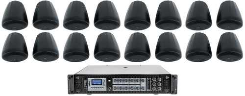 JBL 16 JBL Control C67P/T 6.5" 60w Commercial 70v Hanging Pendant Speakers+Amplifier 