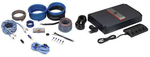  Kicker 51LX12005 5-Channel Class D Car Stereo Amplifier+Amp Wire Kit LX1200.5 