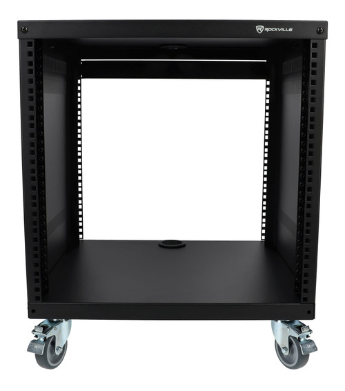 Rockville RR10U 10U Live Sound/Recording Studio Rack Case w/Wheels ...