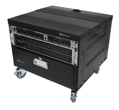 ROCKTRON 2Uラックバッグ Rockville RR6U 6U Live Sound/Pro Recording Studio Rack Case