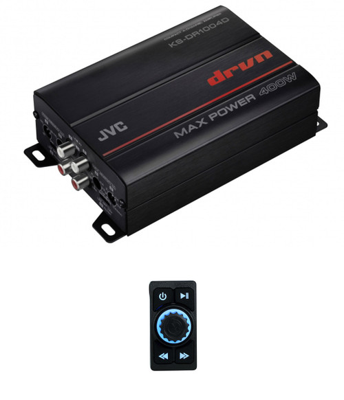  JVC KS-DR1004D 4-Channel Amplifier+Bluetooth Controller For Polaris RZR/UTV/Cart 
