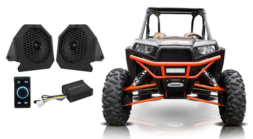 MEMPHIS AUDIO Memphis Audio Bluetooth Controller+Dash Speakers+2-Ch Amplifier For Polaris RZR 