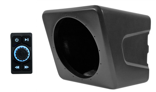 SSV WORKS Under Seat 10" Subwoofer Box+Bluetooth Controller for 2018 Polaris Ranger XP1000 