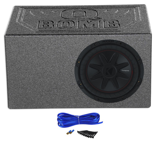  Kicker 52CVR104 CVR10 COMPVR 10" 750w Subwoofer+Vented Sub Box Enclosure CVR104 