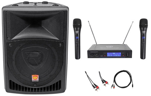 Rockville Powered 8" Pro Karaoke Machine/System 4 ipad/iphone/Android/Laptop/TV