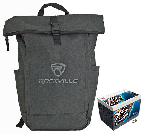 XS Power D3400R 12V 2500-4000W Range AGM Battery, Max 3300A + Backpack