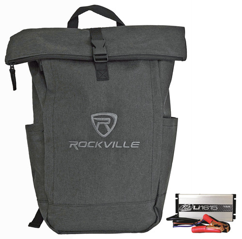 XS Power Li1615 16V High Frequency Lithium Battery IntelliCharger, 15A+Backpack