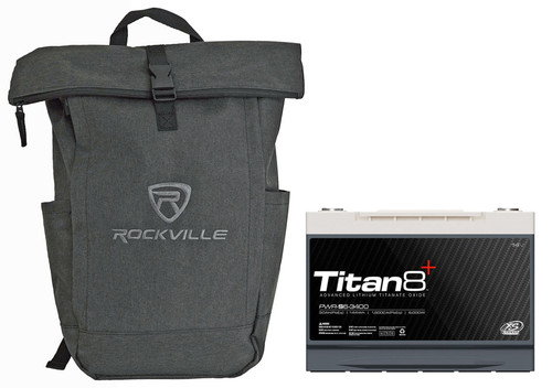 XS Power PWR-S6-3400 14V 6000W Titan8 Lithium Battery, Max 2000Amps+Backpack
