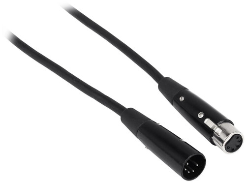 Rockville RDX5M5 5 Foot 5-Pin Male-Female DMX Lighting Cable 100% OFC Copper