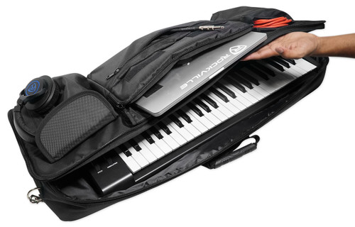 Rockville Carry Bag Backpack Case For Korg TRITON taktile-49