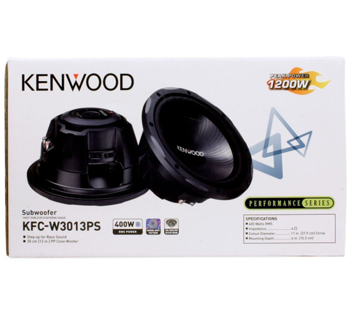 黒*鰤様 KENWOOD KFC-W301 ウーファー 12インチ　4ohms Kenwood 12