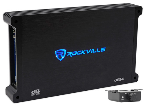 Rockville 2000w Mono Amplifier For (2) Kicker 43CWRT122 COMPRT12 12" Subwoofers