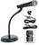 Rockville Dynamic Microphone+Mic Stand w/Gooseneck+Weighted Base+Cables