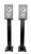 Pair 28" Bookshelf Speaker Stands For Polk Audio TSi100 Bookshelf Speakers