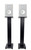 (2) Rockville 28" Studio Monitor Speaker Stands For Focal Shape 40 Monitors