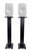 (2) Rockville 28" Studio Monitor Speaker Stands For Genelec 8331 SAM