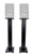 (2) Rockville 28" Studio Monitor Speaker Stands For Rockville APM8B