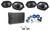 Kicker 6x8" Factory Speaker Replacement Kit+4-Ch Amp For 2007-2008 Ford F-150