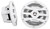 (4) Kenwood 6.5" 600 Watt Waterproof Marine Boat Wakeboard Tower Speakers-White