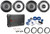 Kenwood 6.5" Factory Speaker Replacement kit+4-Ch Amp For 2001-05 Honda Civic
