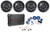 Kicker CS 6.5" Speaker Replacement Kit+4-Ch Amp For 1993-2007 Subaru Impreza