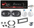 JVC CD /Stereo/Radio+Front+Rollbar/Soundbar Speakers For 1997-02 Jeep Wrangler