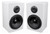 Pair Rockville RockShelf 68W White 6.5" Home Bookshelf Speakers w/Kevlar Woofers