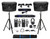 Karaoke Machine+Recording System W/12" Speakers+(2) Mics+Vocal Effects/9-Band EQ